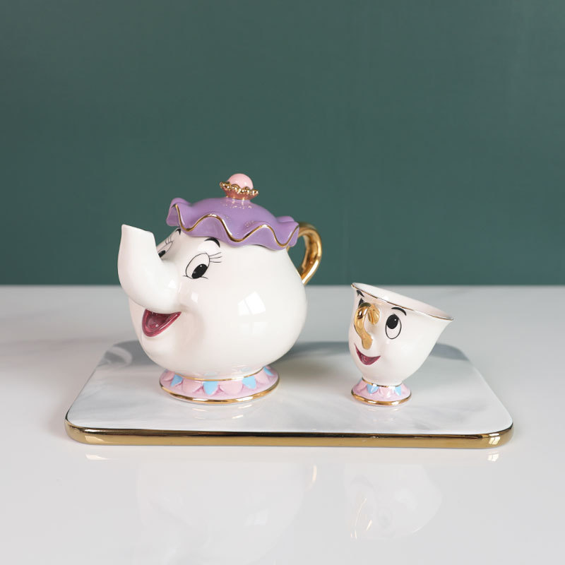 Hot Teapot Cartoon Beauty And  - огляд і ціна Coffee Tea Box