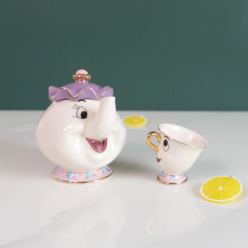 Hot Teapot Cartoon Beauty And  - огляд і ціна Coffee Tea Box