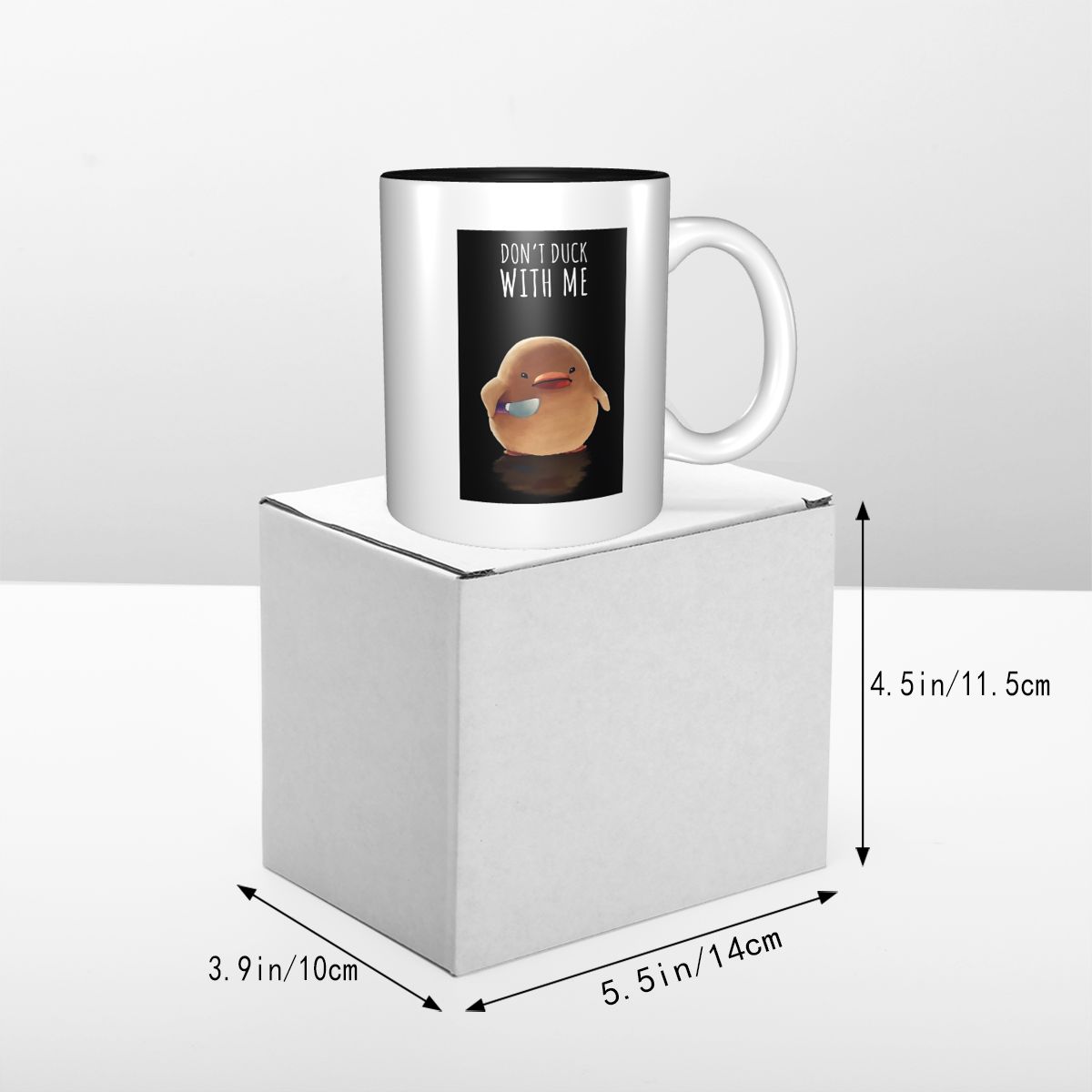 Don't Duck With Me - Meme Mug  - огляд і ціна Coffee Tea You And Me