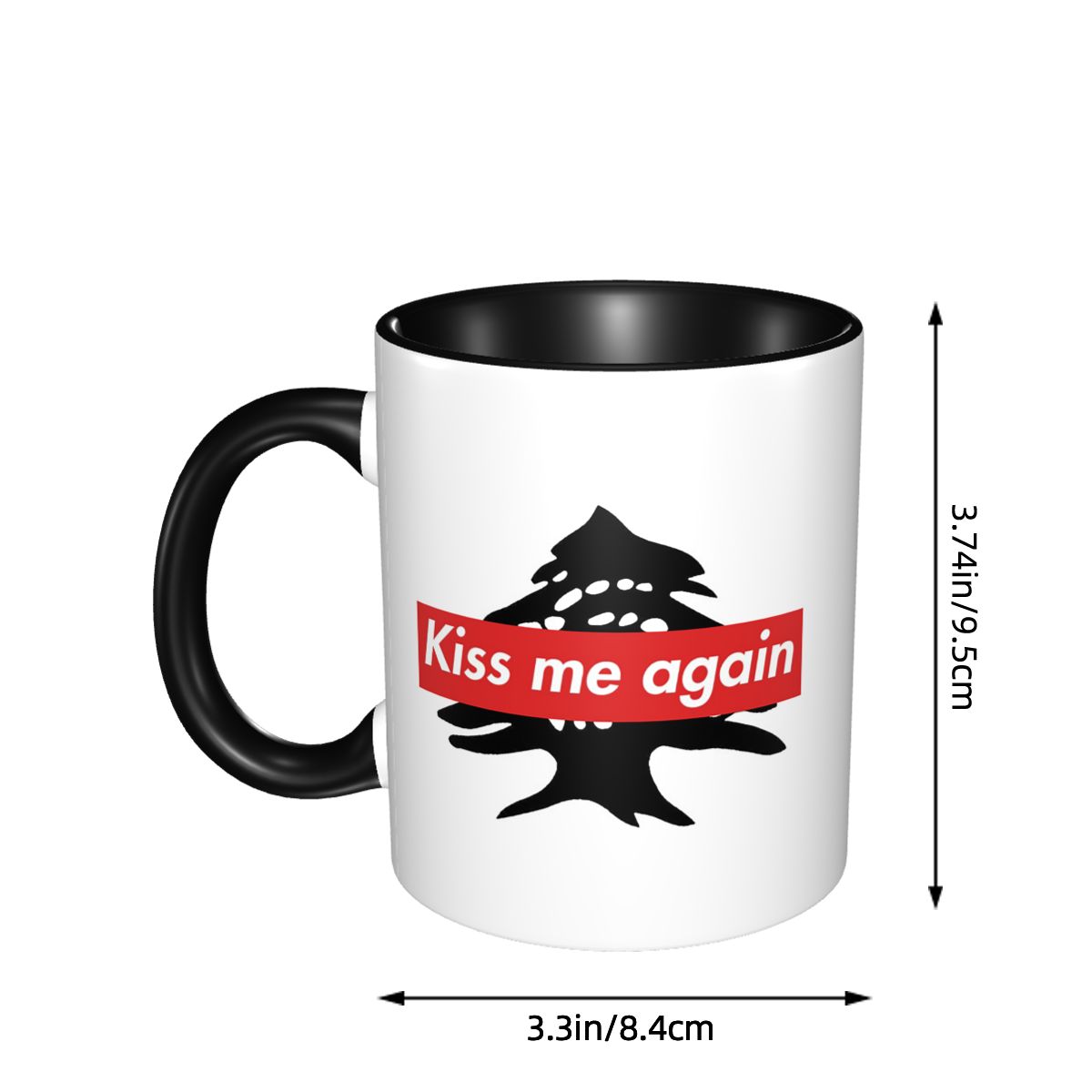 Lebanon Flag Lebanese Kiss Me  - огляд і ціна Coffee Tea You And Me