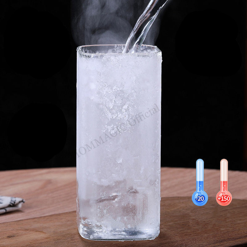 6/4/2/1Pcs Square Glass Cup Co - огляд і ціна Juice Tea Coffee