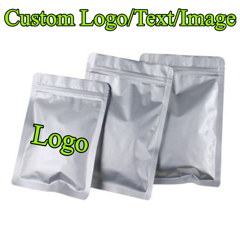 100PCS Flat Aluminum Foil Zipl - огляд і ціна Coffee Tea Day