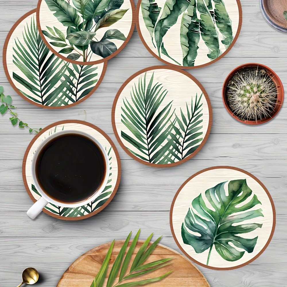 2D Flat 5pcs Tropical Plant gr - огляд і ціна Coffee Tea And Leaf