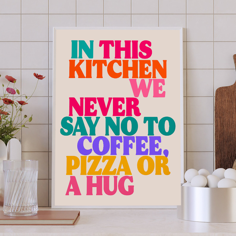 Colourful In This Kitchen Quot - огляд і ціна Coffee And Tea Quotes Funny