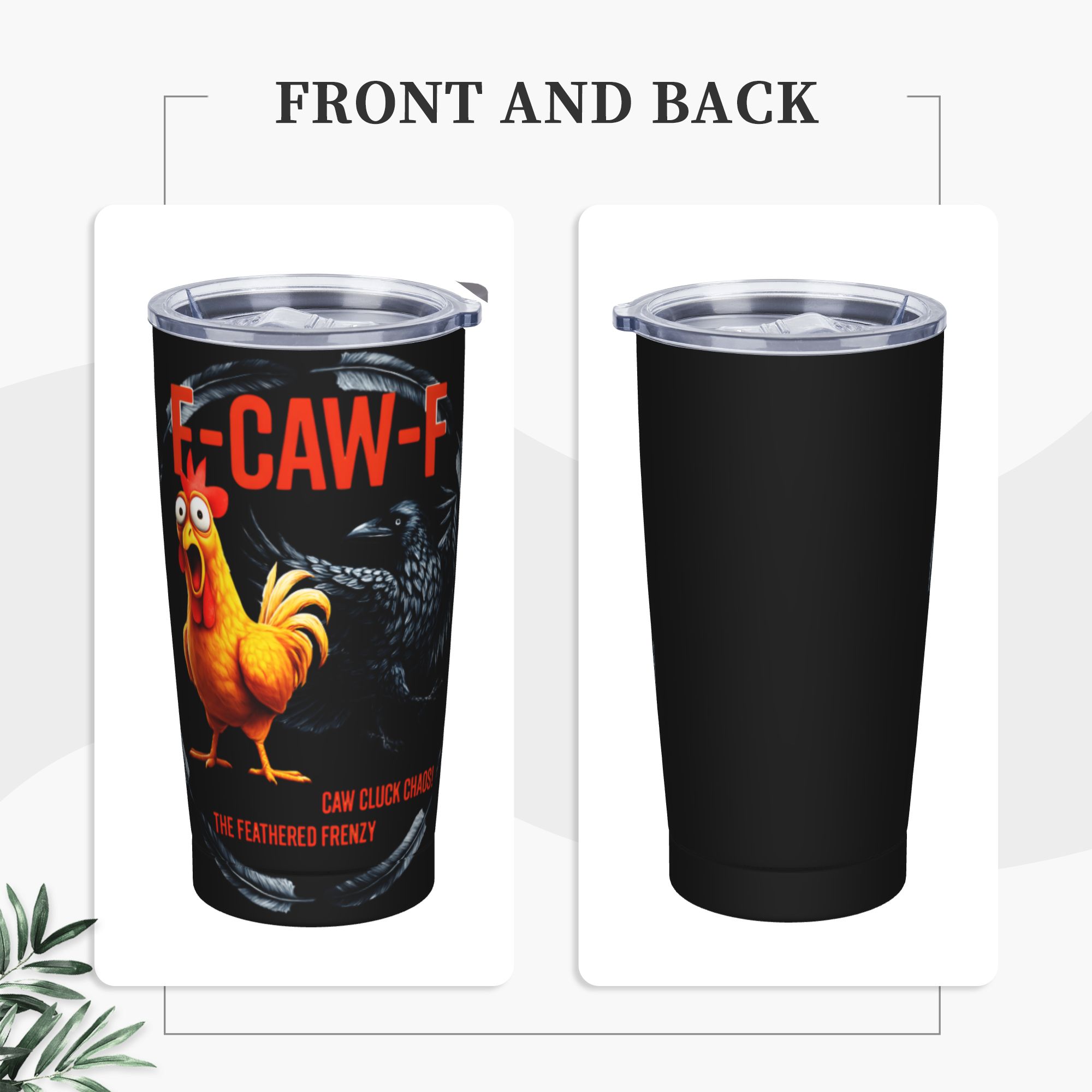 F-Caw-F Chicken FCAWF Insulate - огляд і ціна Double Wall Mug