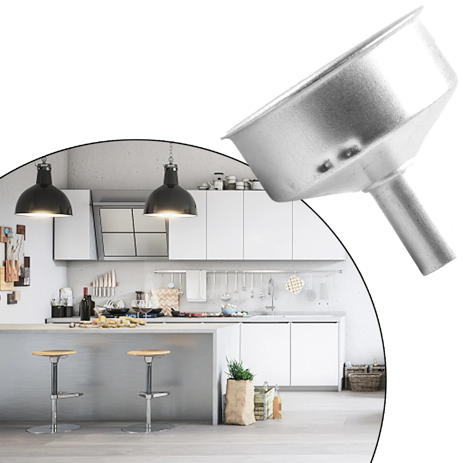 1pcs Aluminium Moka Funnel Fil - огляд і ціна Moka Pot Stove