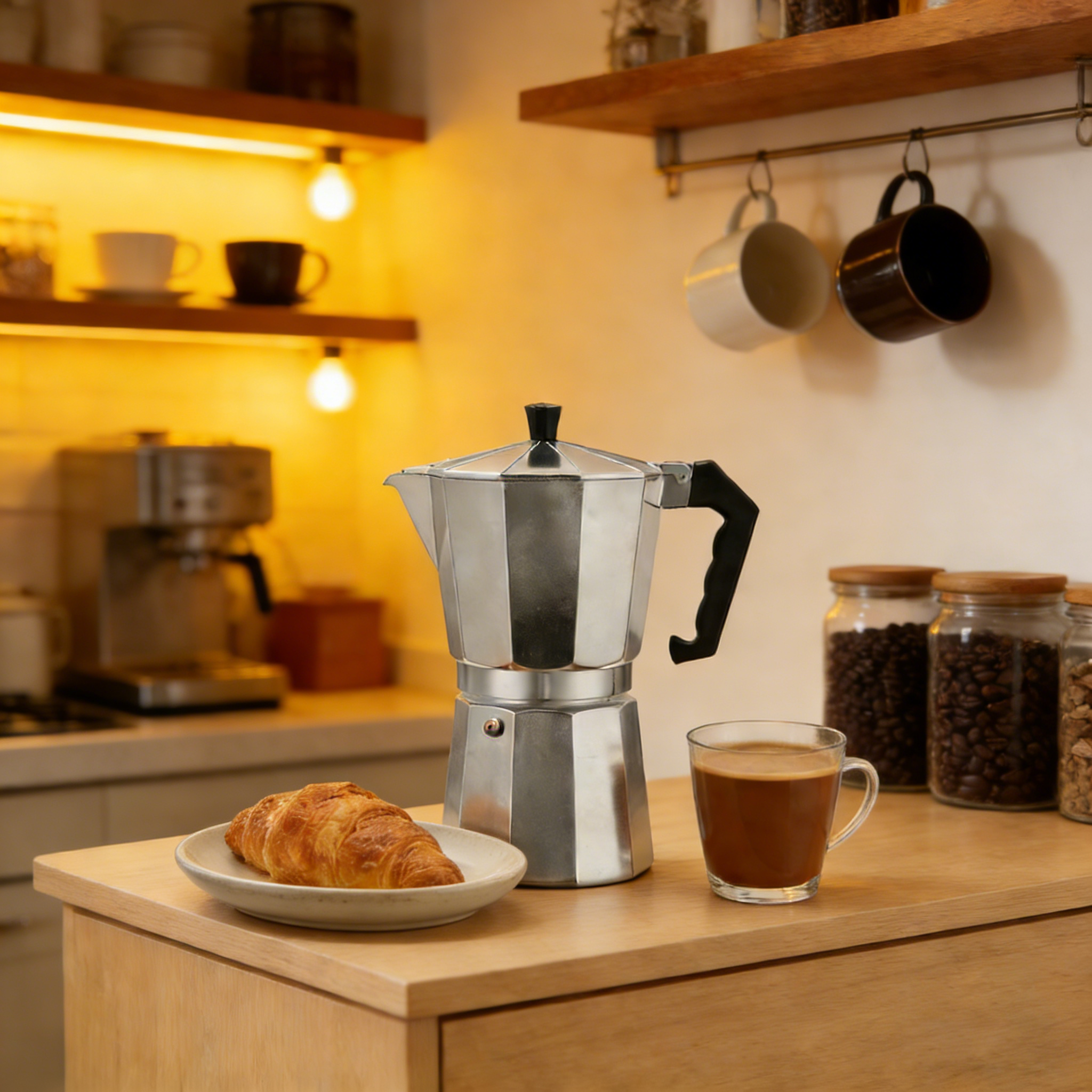 Moka Pot Aluminum Octagonal It - огляд і ціна Moka Pot Stove