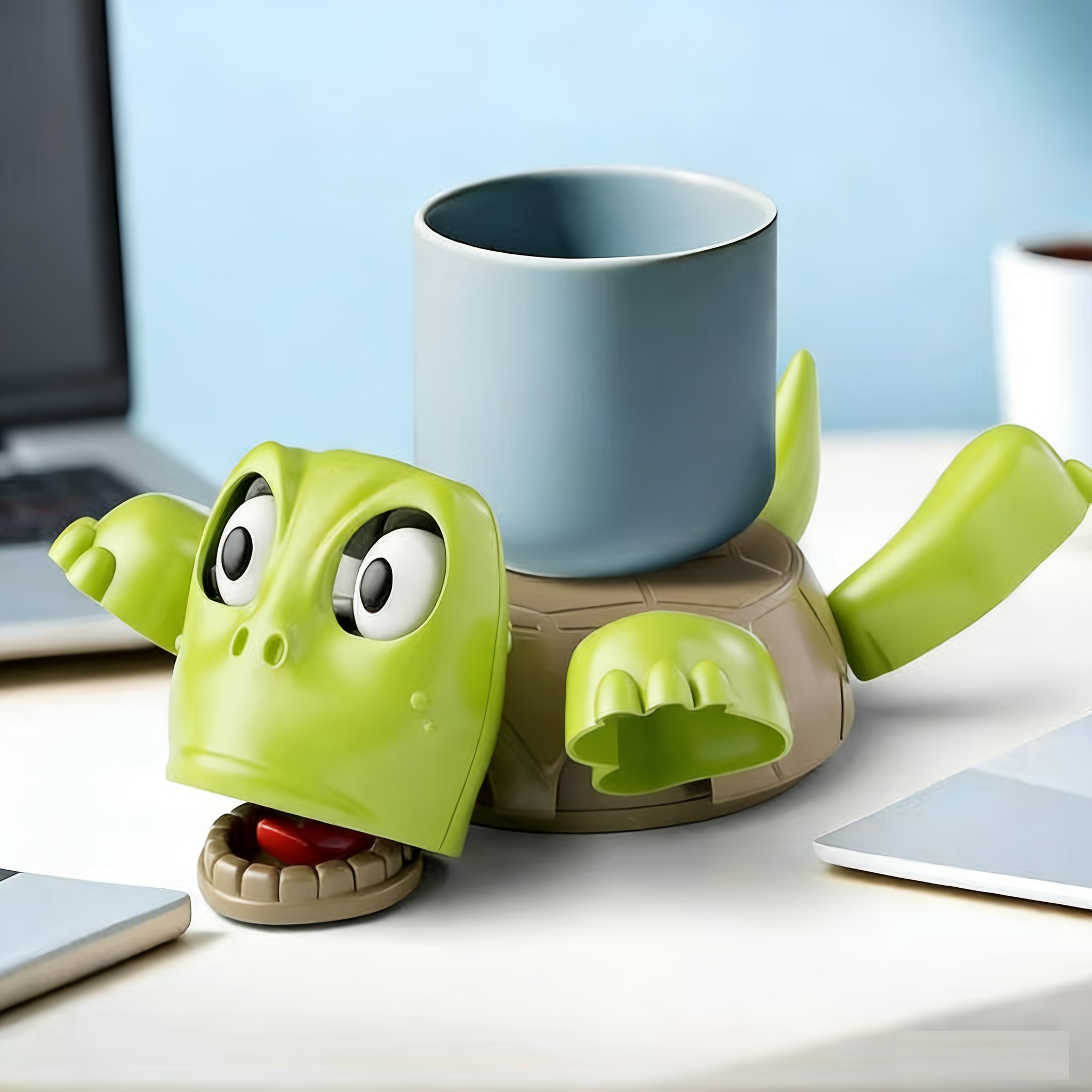 3D Printed Panicked Turtle Coa - огляд і ціна Coffee Tea Day