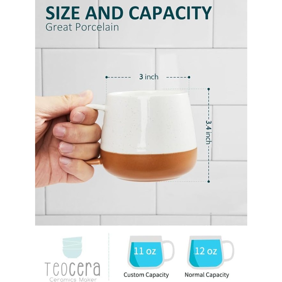 Ceramic Coffee Mug Set of 4 -  - огляд і ціна Juice Tea Coffee