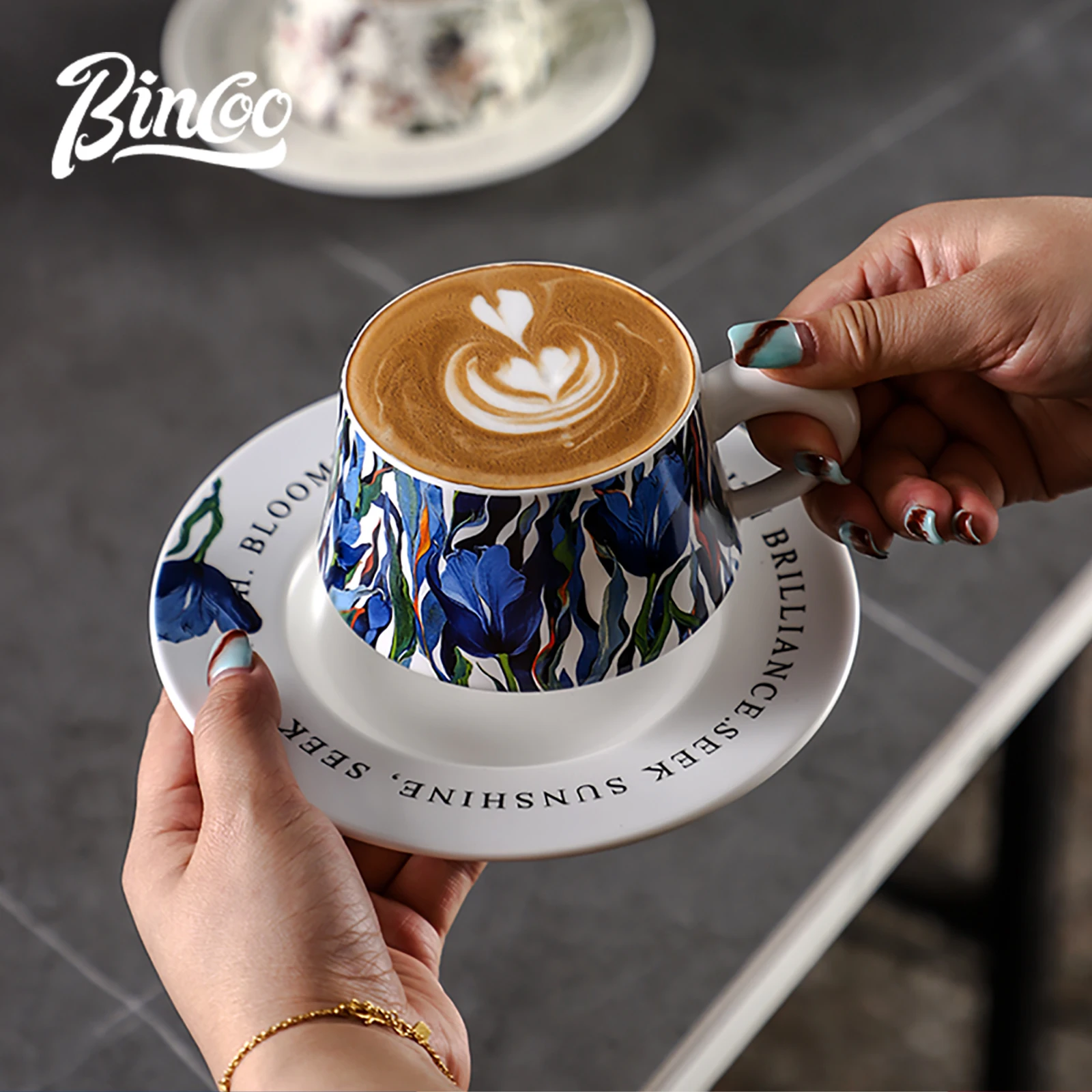 BINCOO 260ml Ceramic Coffee Cu - огляд і ціна Coffee Tea Latte