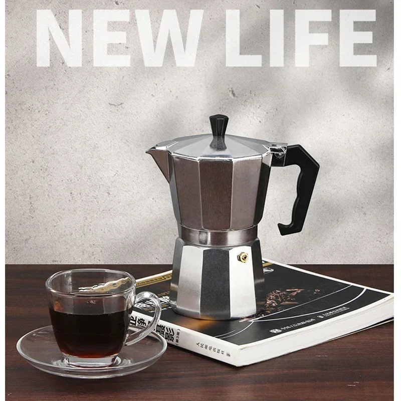 150 300 600 Aluminum Moka Pot  - огляд і ціна Moka Pot Stove