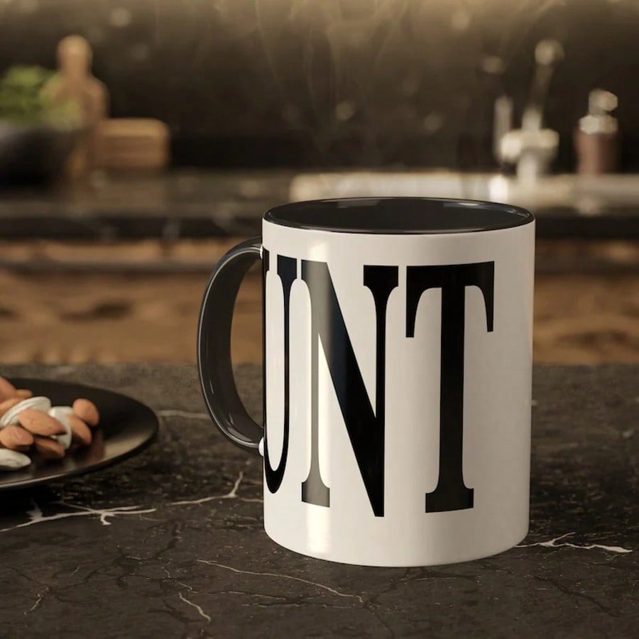 11 Ounce Unt With Black Handle - огляд і ціна Coffee Tea Joke