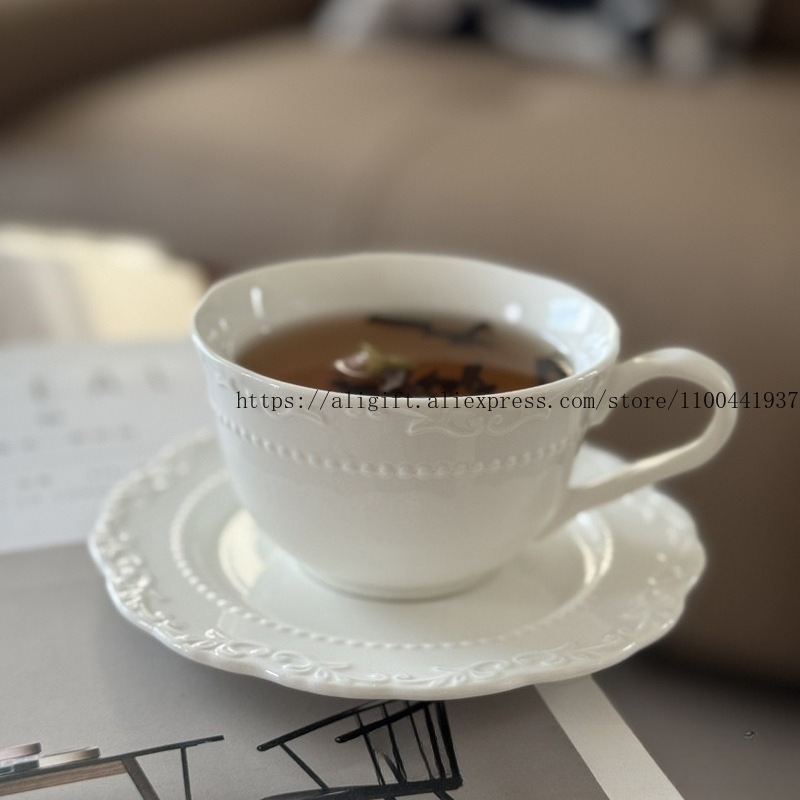 French Light Luxury Embossed F - огляд і ціна Coffee Tea Mix