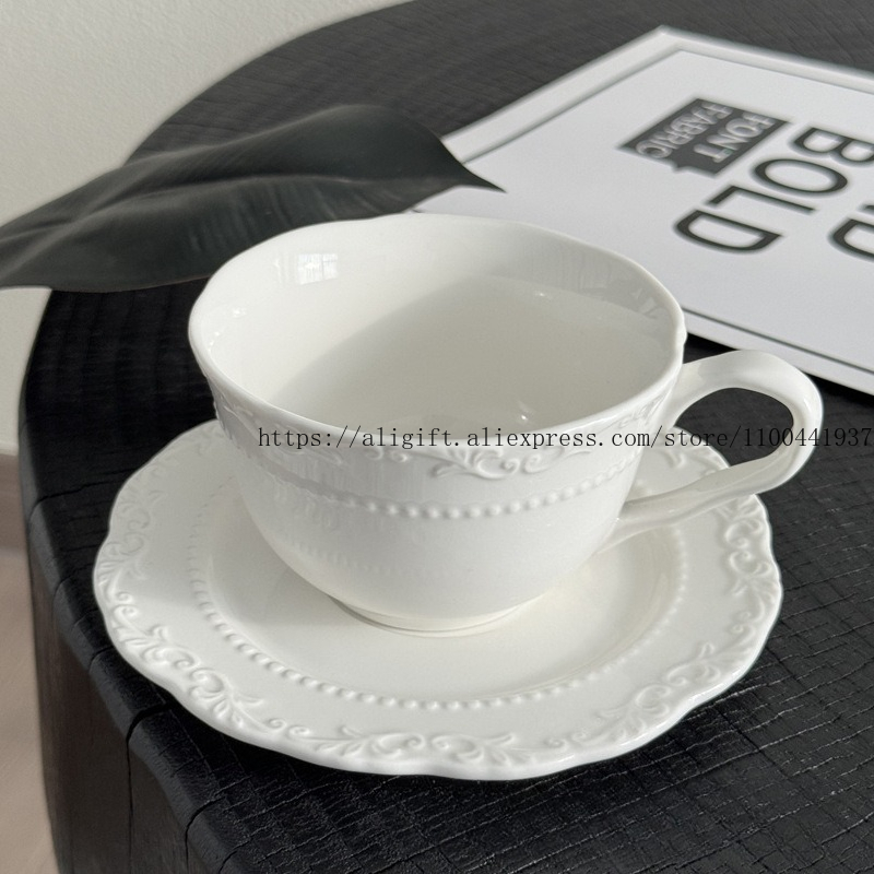French Light Luxury Embossed F - огляд і ціна Coffee Tea Mix