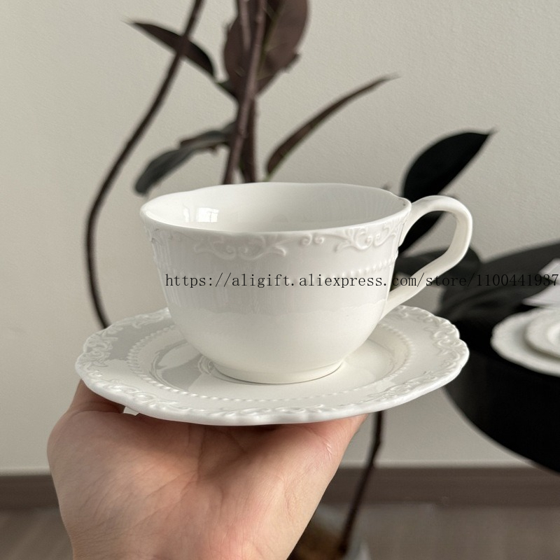 French Light Luxury Embossed F - огляд і ціна Coffee Tea Mix