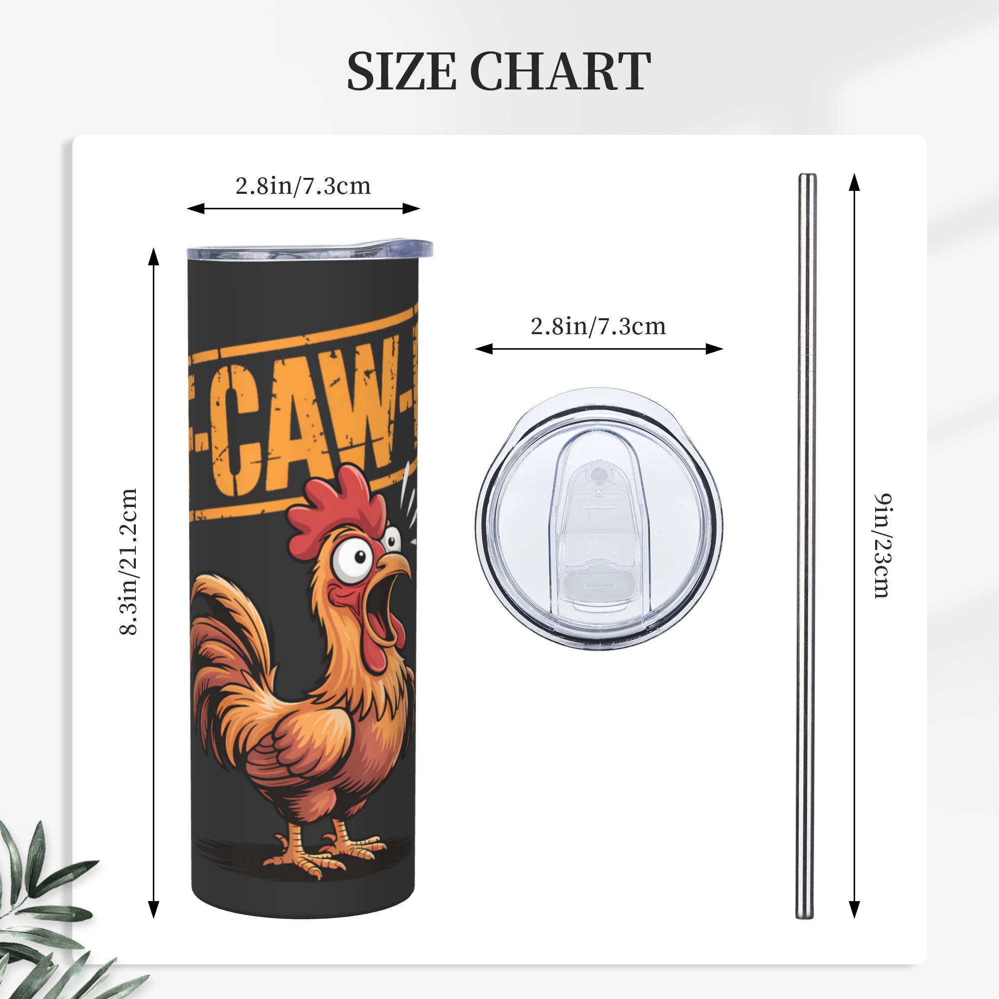 Funny F-Caw-F Chicken FCAWF Tu - огляд і ціна Double Wall Mug