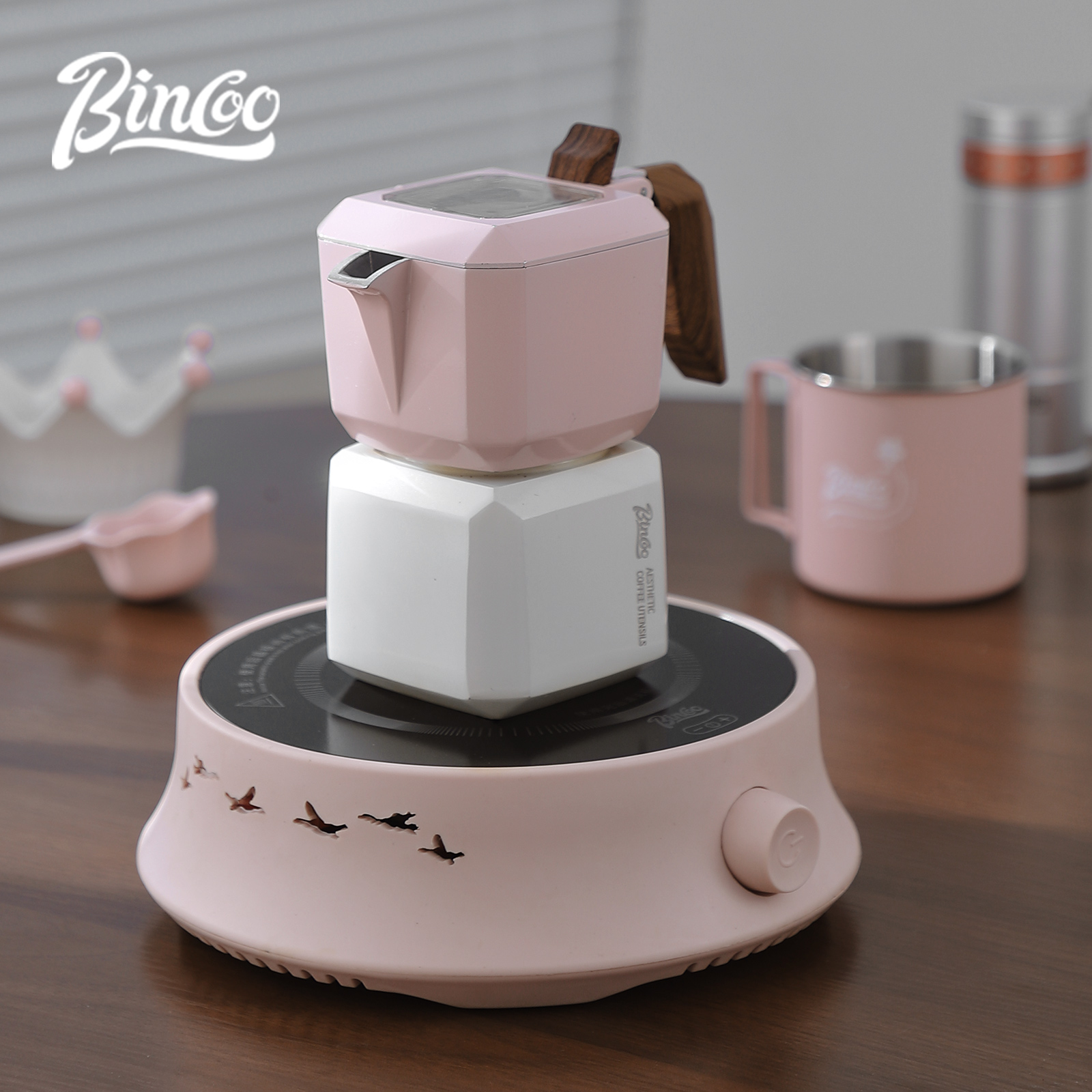 BINCOO Dual Valve Moka Pot Squ - огляд і ціна Moka Pot Stove