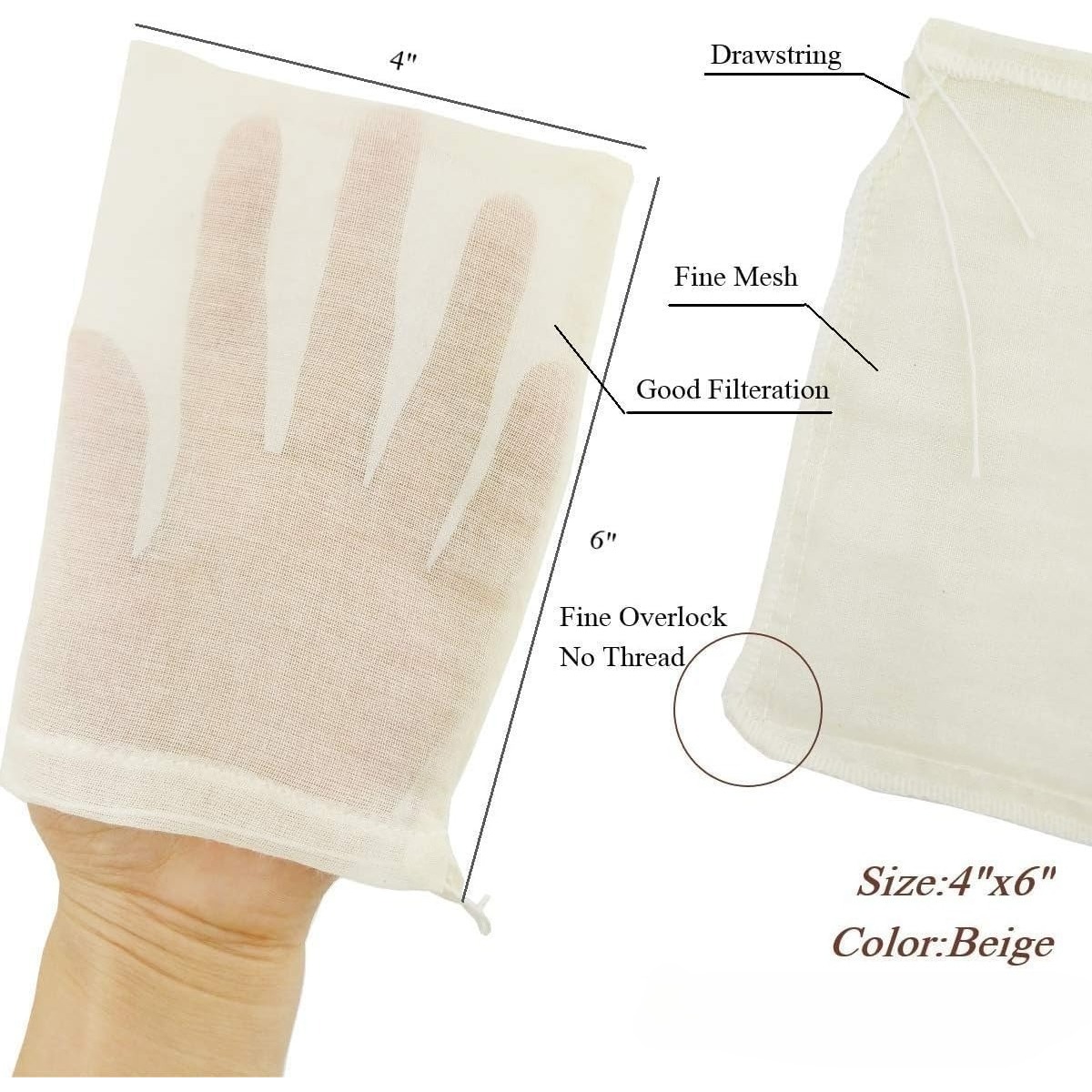 X-Small Reusable Cotton Filter - огляд і ціна Coffee Tea And Leaf
