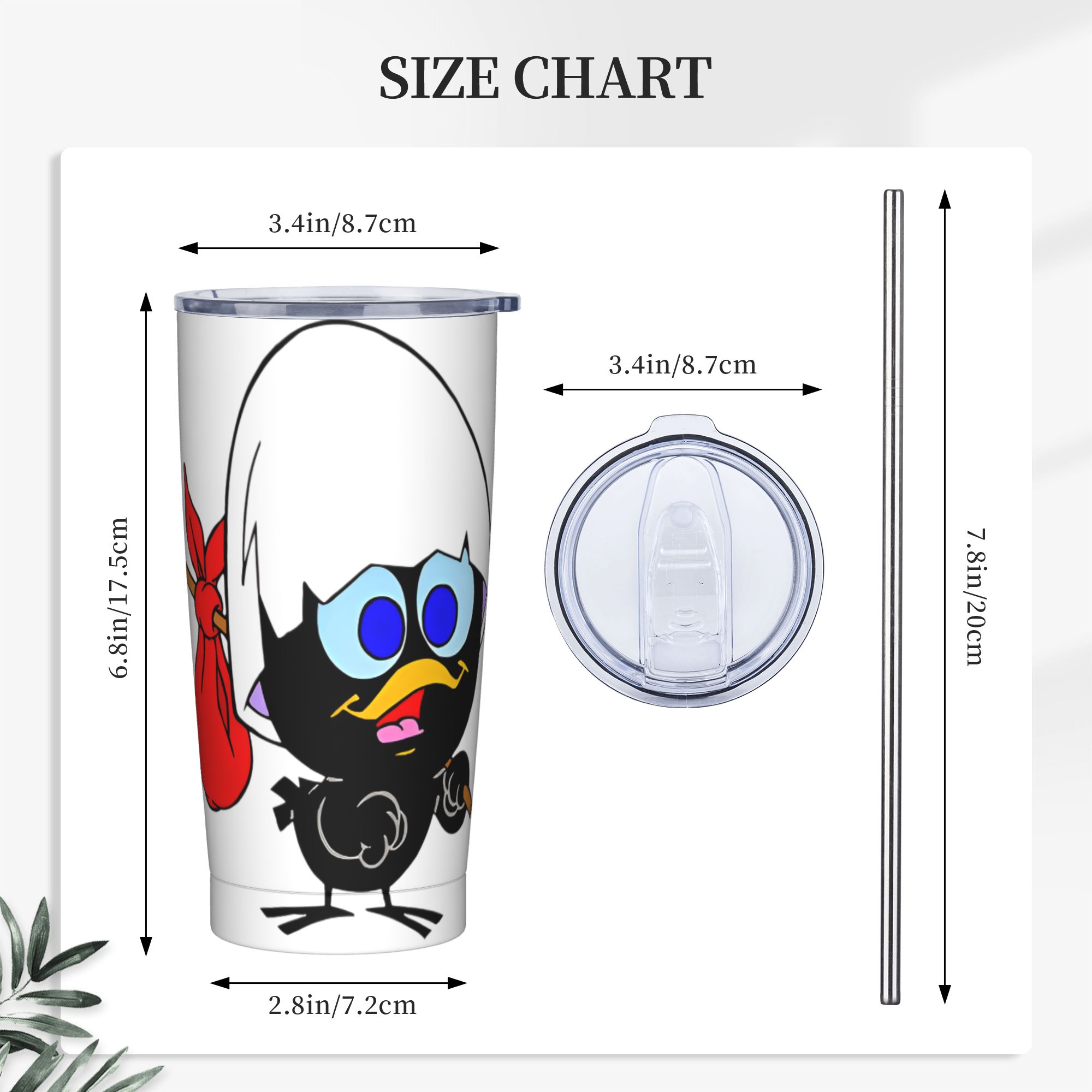 Calimero Black Chicken Comic T - огляд і ціна Double Wall Mug
