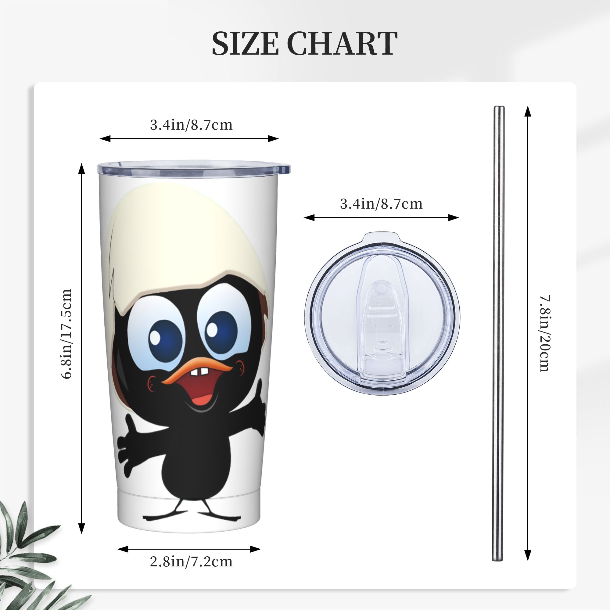 Calimero Black Chicken Insulat - огляд і ціна Double Wall Mug